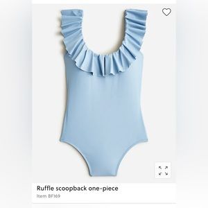 J Crew Ruffle Swimsuit